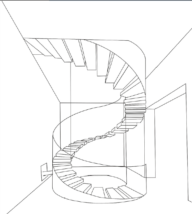 Progetto scala a chiocciola
